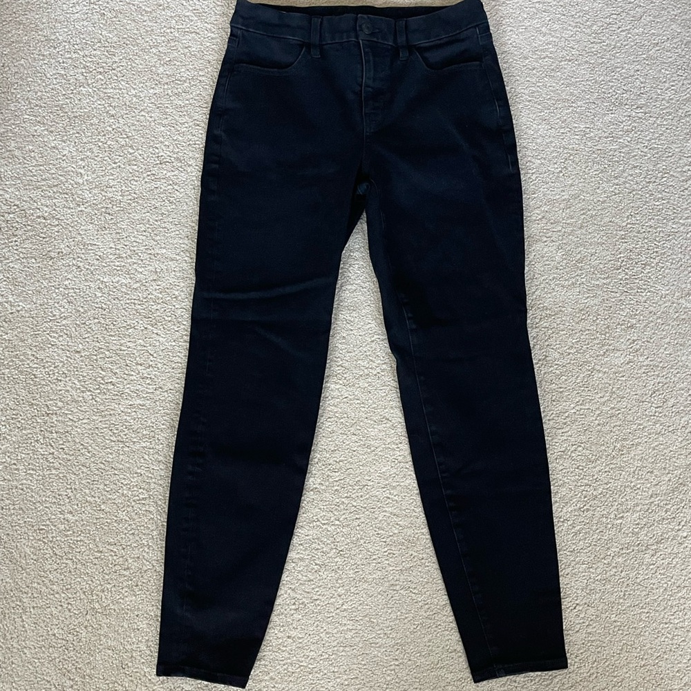 Black high rise jeggings
